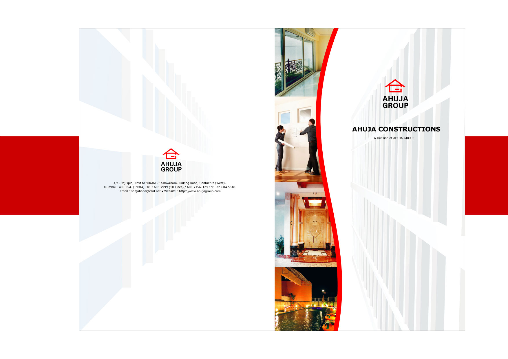 Ahuja Group / Ahuja Constructions — Ahuja Group — corporate identity and stationery system (Brochure p.024)